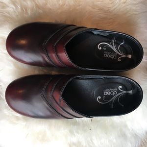 Abeo clog toe scuffs and minor wear pictured